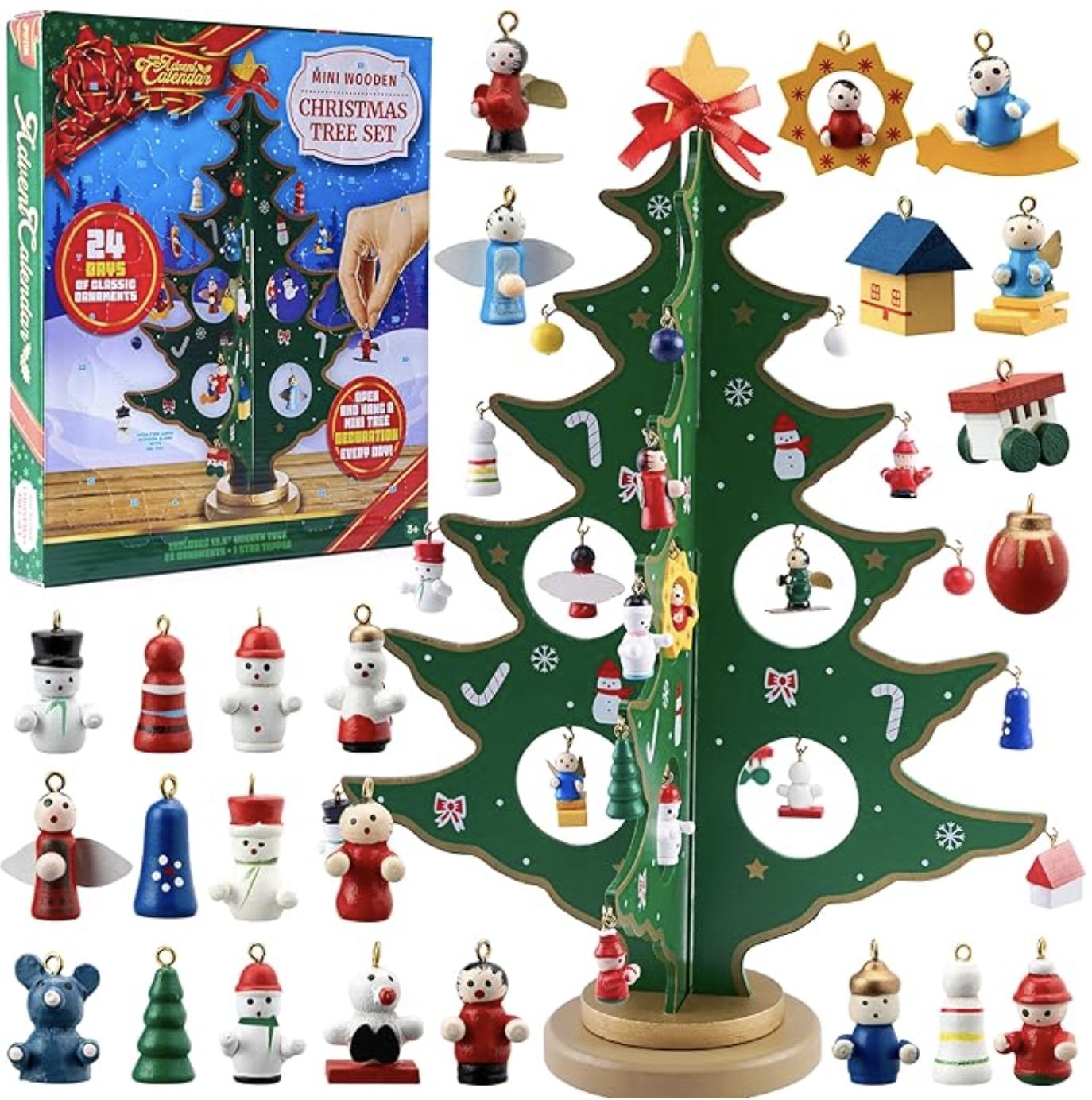 Advent Countdown Tree Set